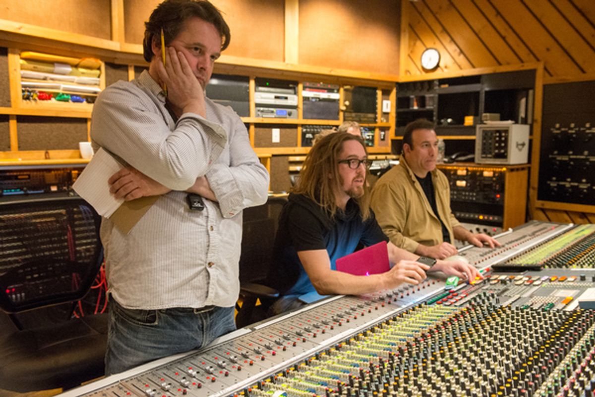 Christopher Nightingale, Tim Minchin  and Andy Manganello  at 