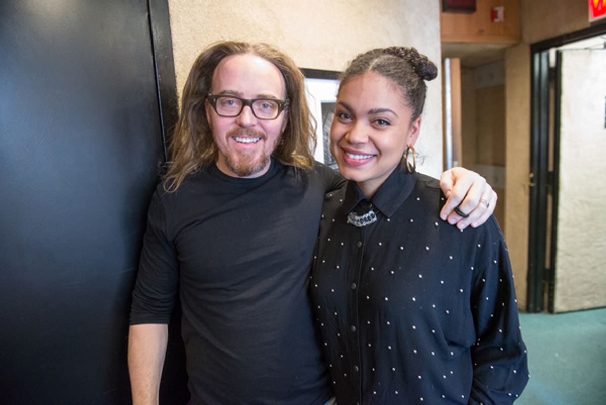 Tim Minchin and Barrett Doss at 