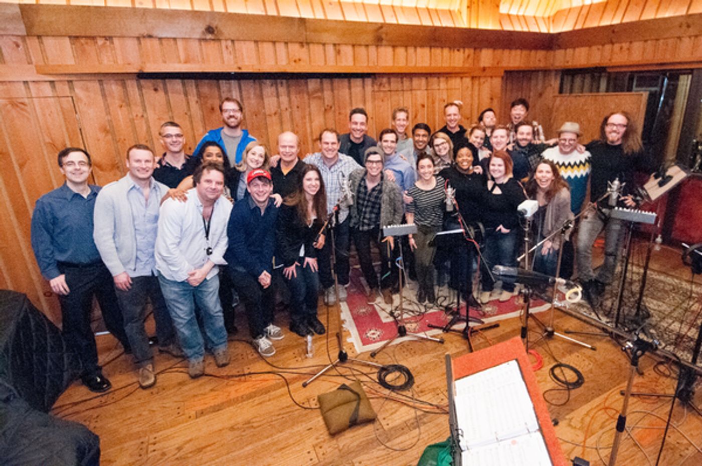 Photo Flash: GROUNDHOG DAY Company Hits the Recording Studio! Photo Flash: GROUNDHOG DAY Company Hits the Recording Studio! Image