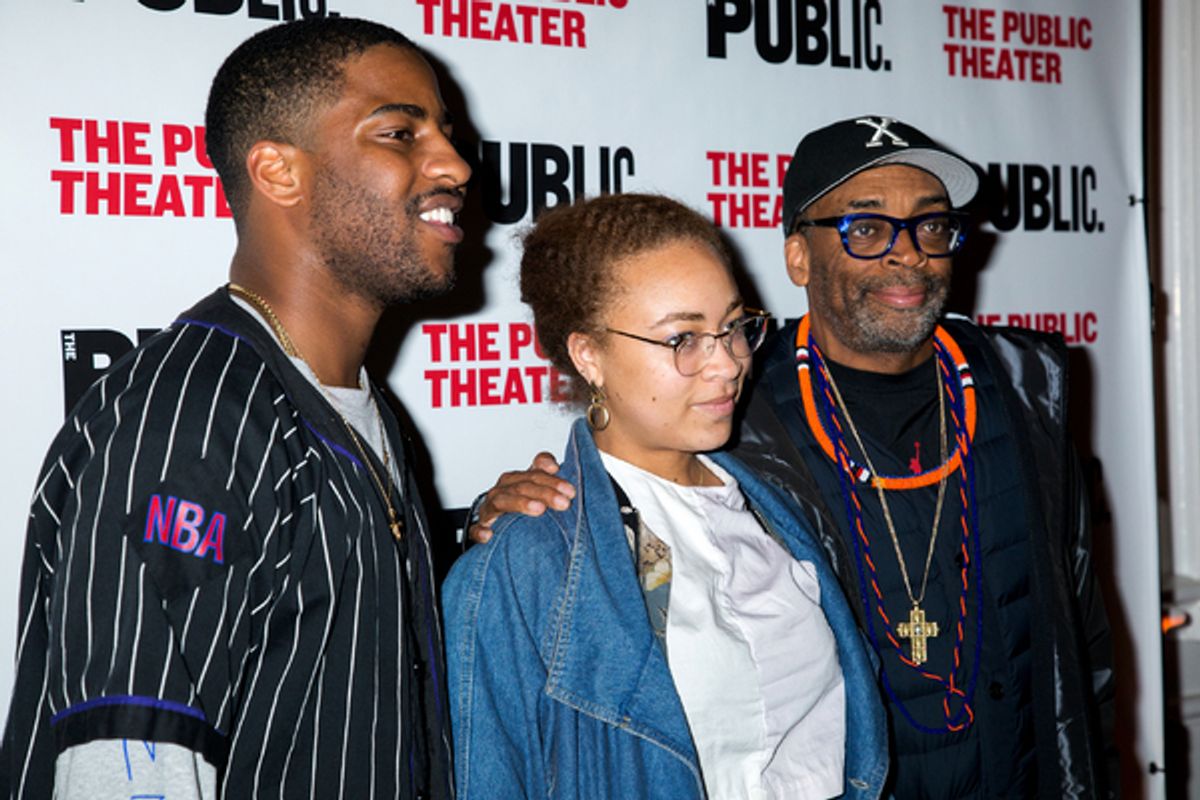 Malcolm Washington, Satchel Lee, Spike Lee at 