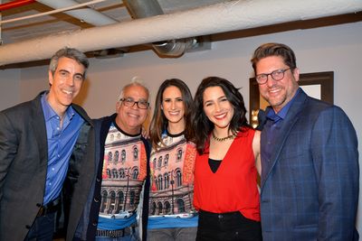 Joseph Thalken, Richard Jay-Alexander, Jennifer Diamond, Samantha Massell and Christo Photo