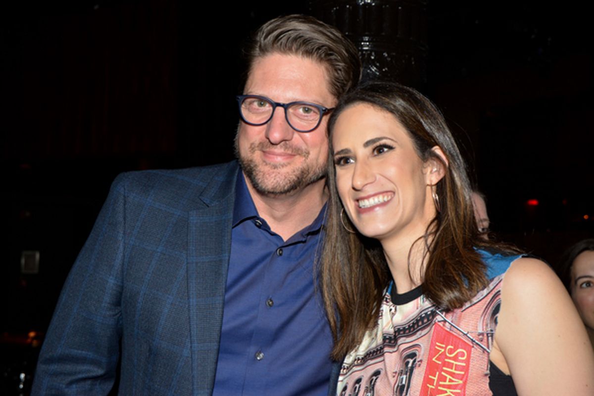 Christopher Sieber and Jennifer Diamond at 