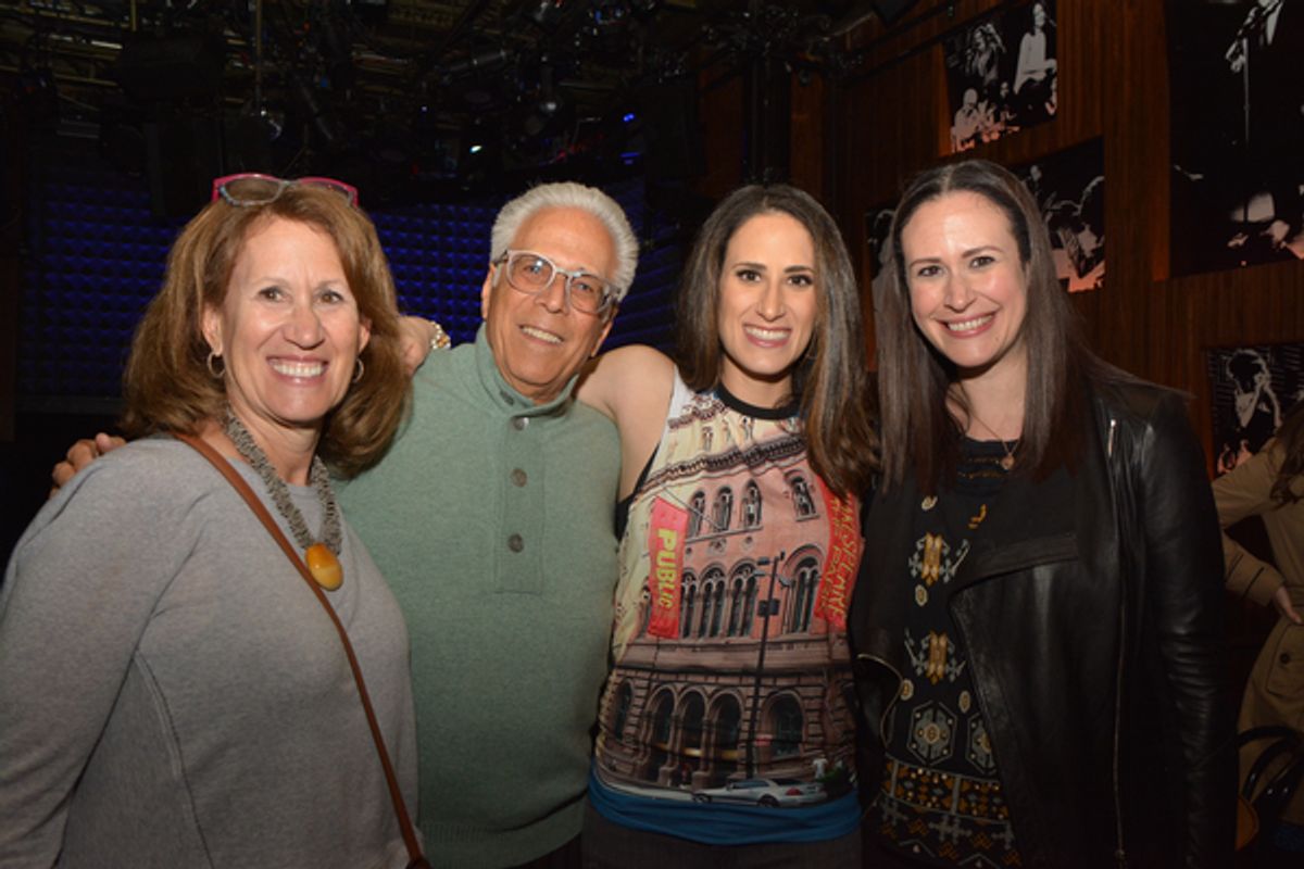 Robin Rosen, James Rosen, Jennifer Diamond and Hilary Rosen Goldfine at 