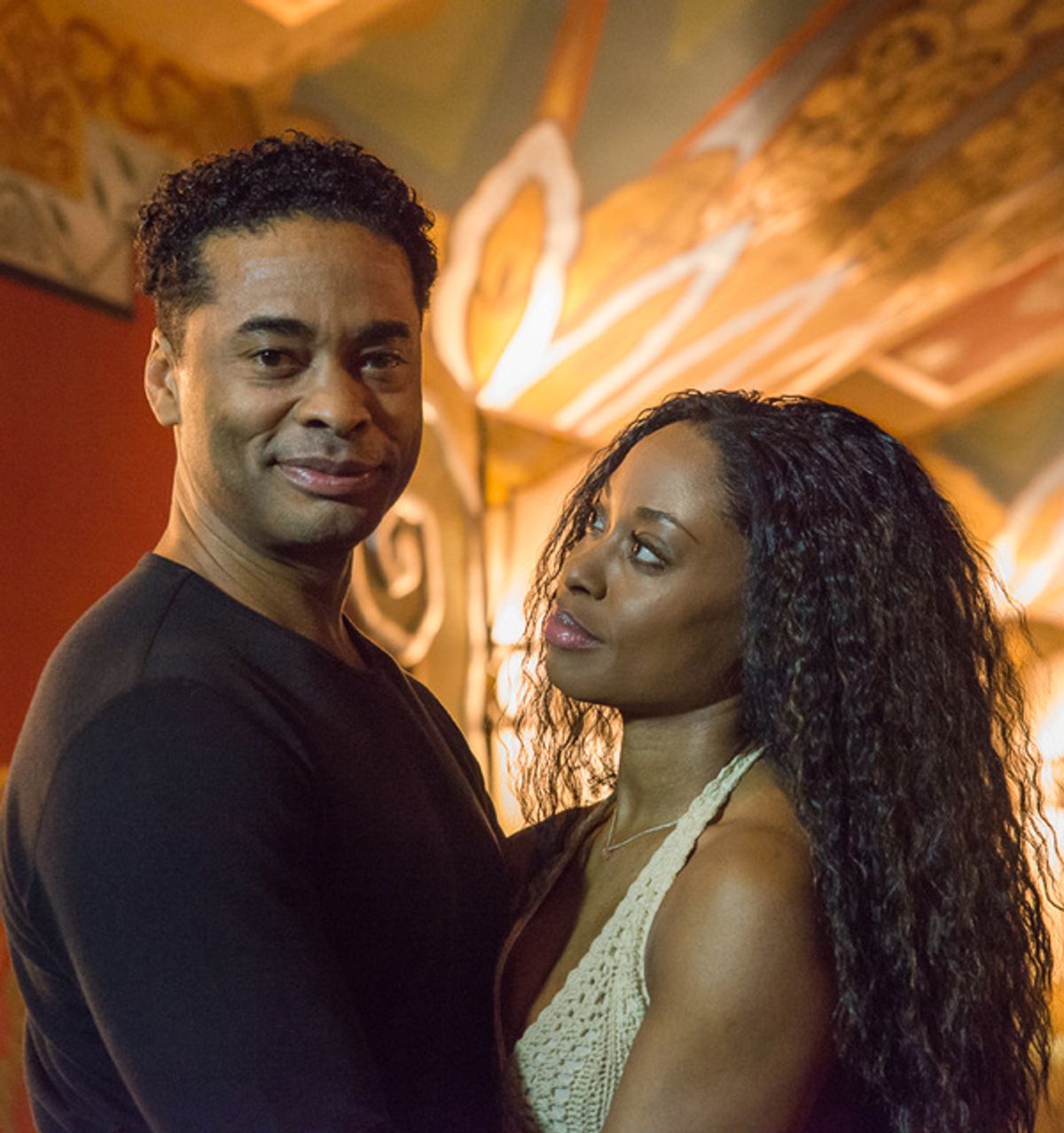 Destan Owens and Felicia Boswell at 