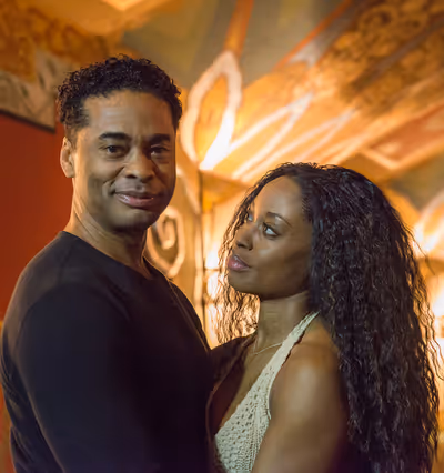Destan Owens and Felicia Boswell Photo