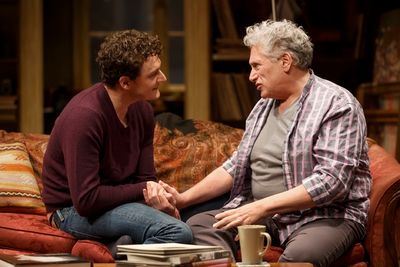 Gabriel Ebert and Harvey Fierstein Photo