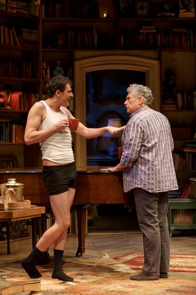 Gabriel Ebert and Harvey Fierstein Photo
