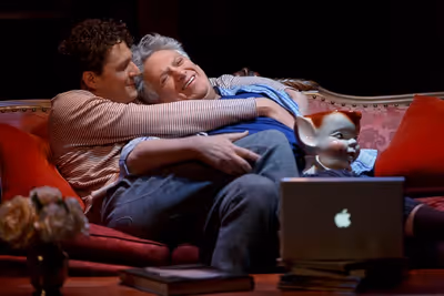 Gabriel Ebert and Harvey Fierstein Photo