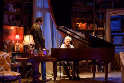 Gabriel Ebert and Harvey Fierstein Photo