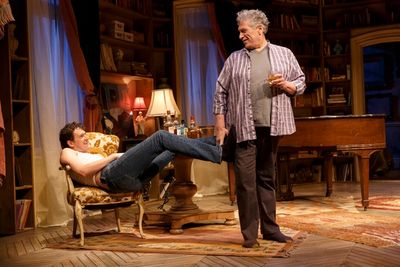 Gabriel Ebert and Harvey Fierstein Photo