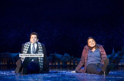 Andy Karl and Barrett Doss Photo