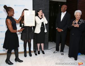 Chirlane McCray, Kenny Leon and Joy Abbott Photo
