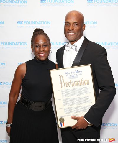 Chirlane McCray and Kenny Leon Photo