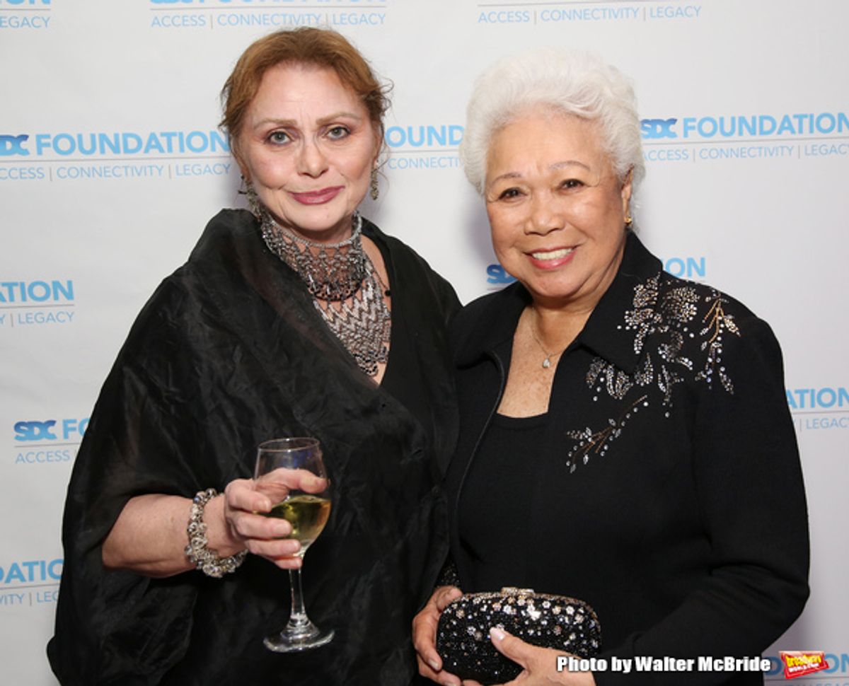 Elizabeth Ashley and Joy Abbott  at 