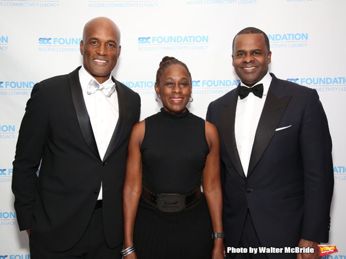 Kenny Leon, Chirlane McCray and Kasim Reed at 