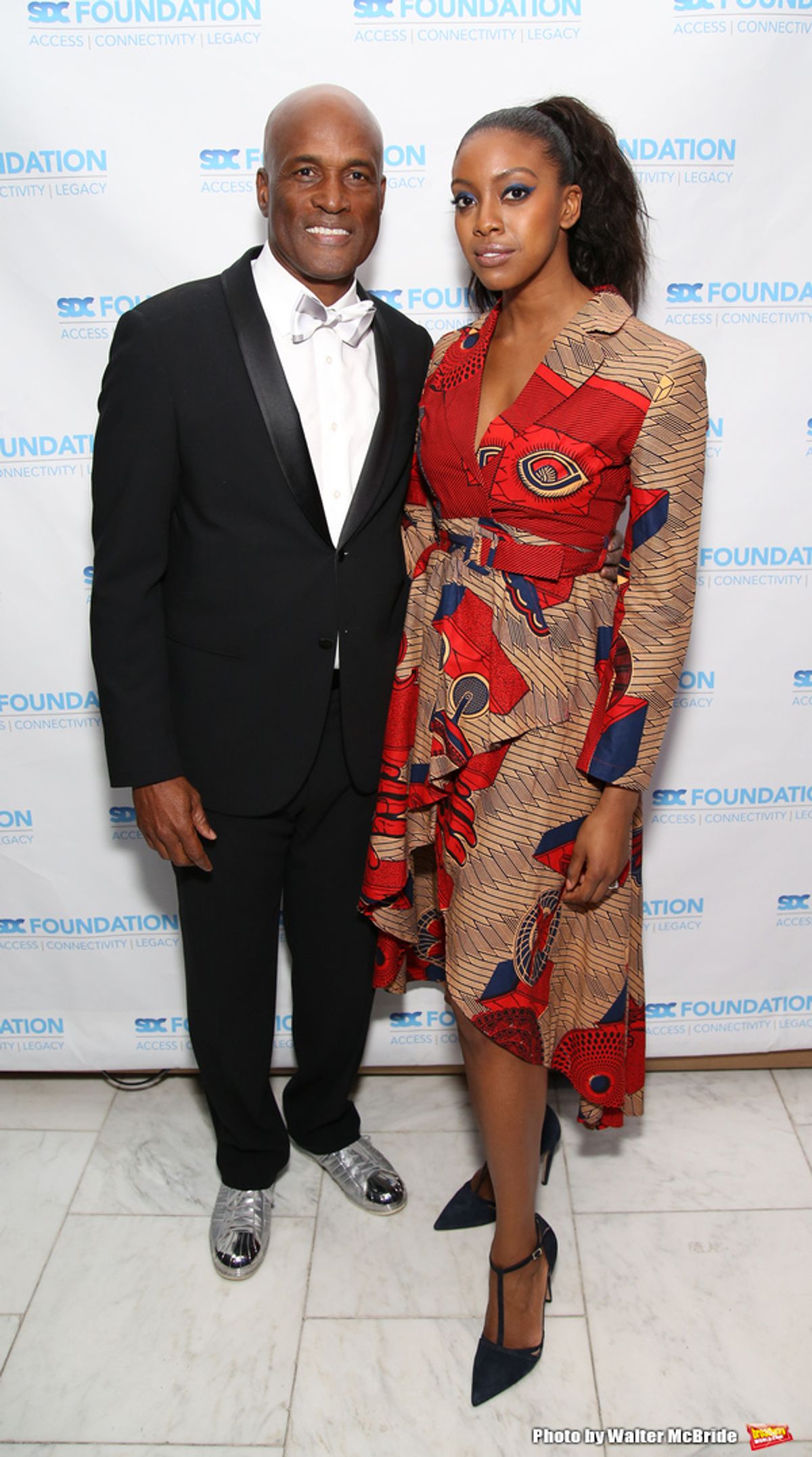 Kenny Leon and Condola Rashad  at 
