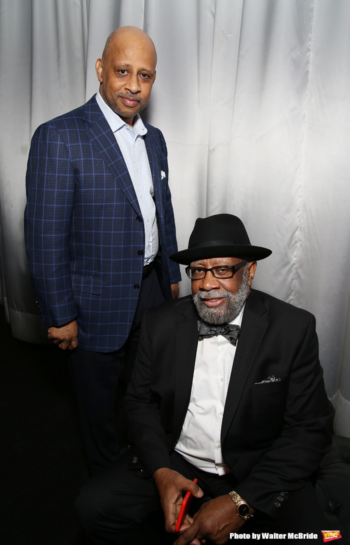 Ruben Santiago-Hudson and Bill Simms Jr.  at 