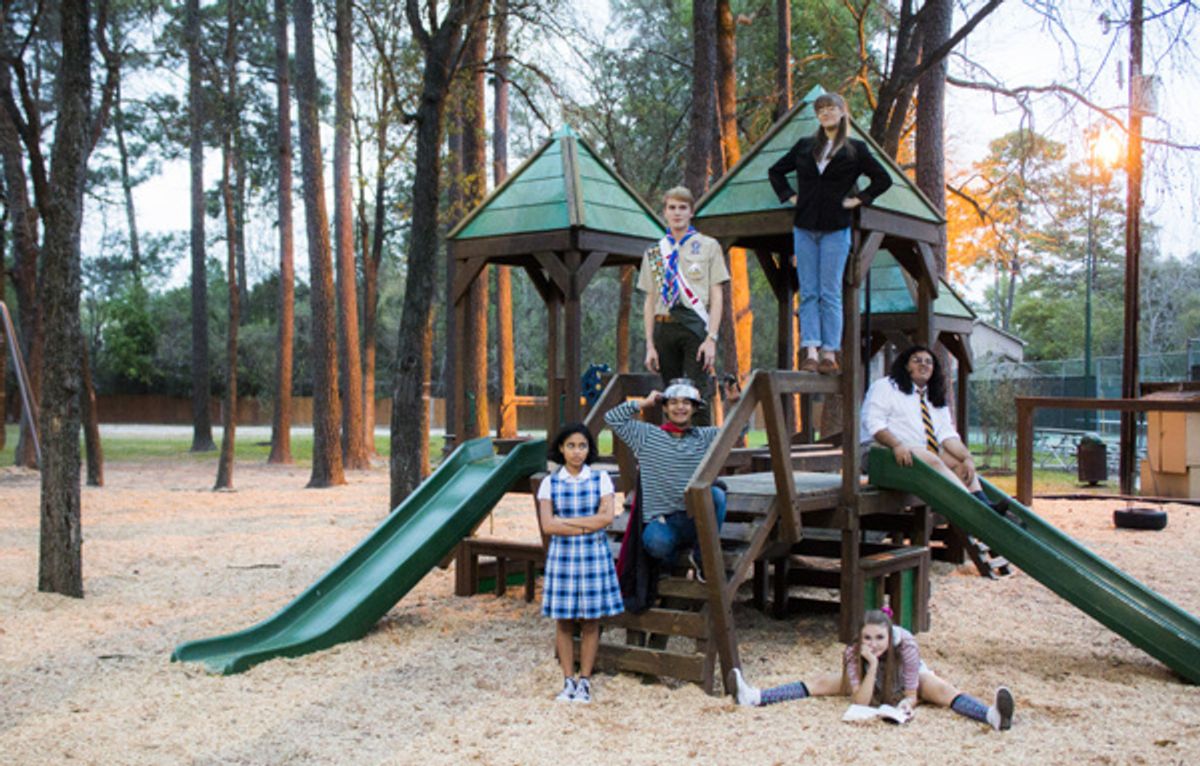 Daniela Garrett, Raul Alberto, Justin Vrana, Courtlin Parisher, and April Palm  at 