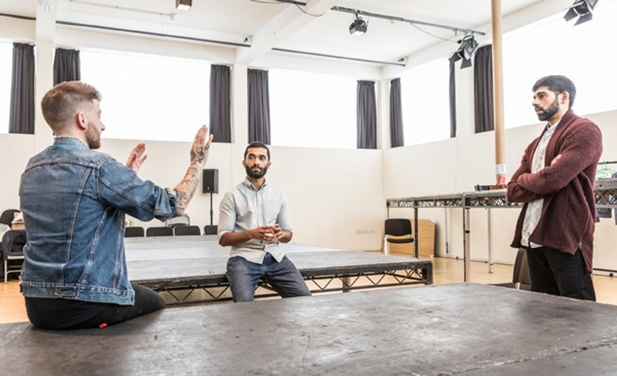  Jamie Lloyd with Danny Ashok and Darren Kuppan at 