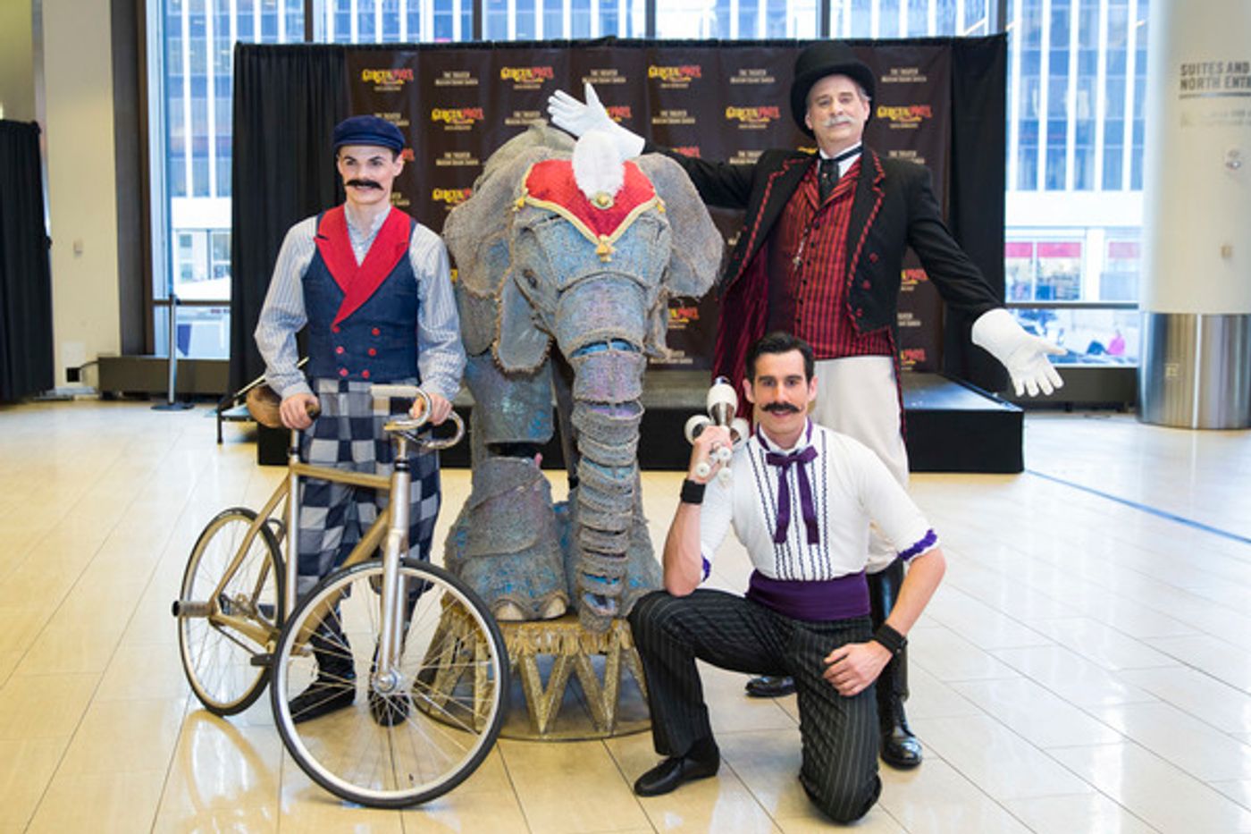 Photo Flash: CIRCUS 1903's Baby Elephant Puppet Stops by Madison Square Garden Photo Flash: CIRCUS 1903's Baby Elephant Puppet Stops by Madison Square Garden Image