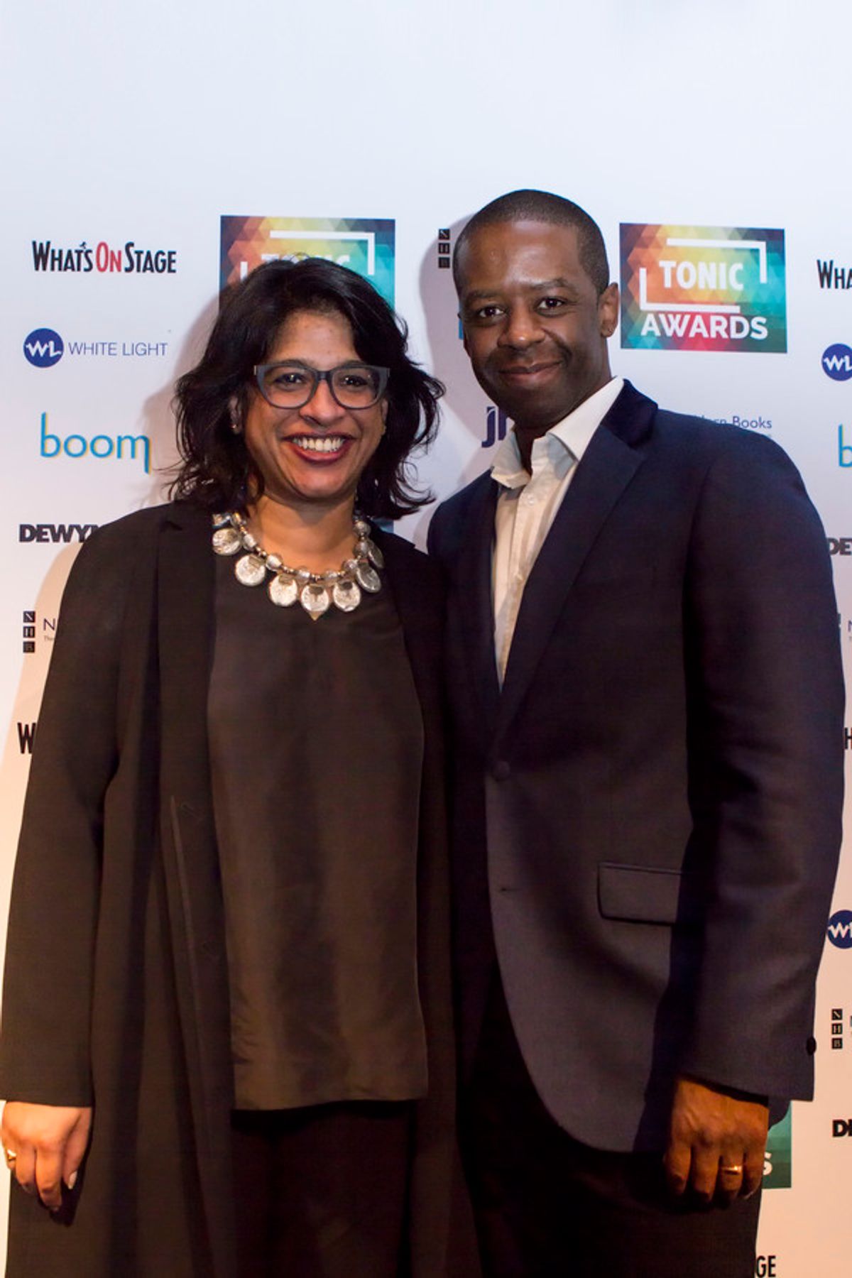 Indhu Rubasingham and Adrian Lester at 