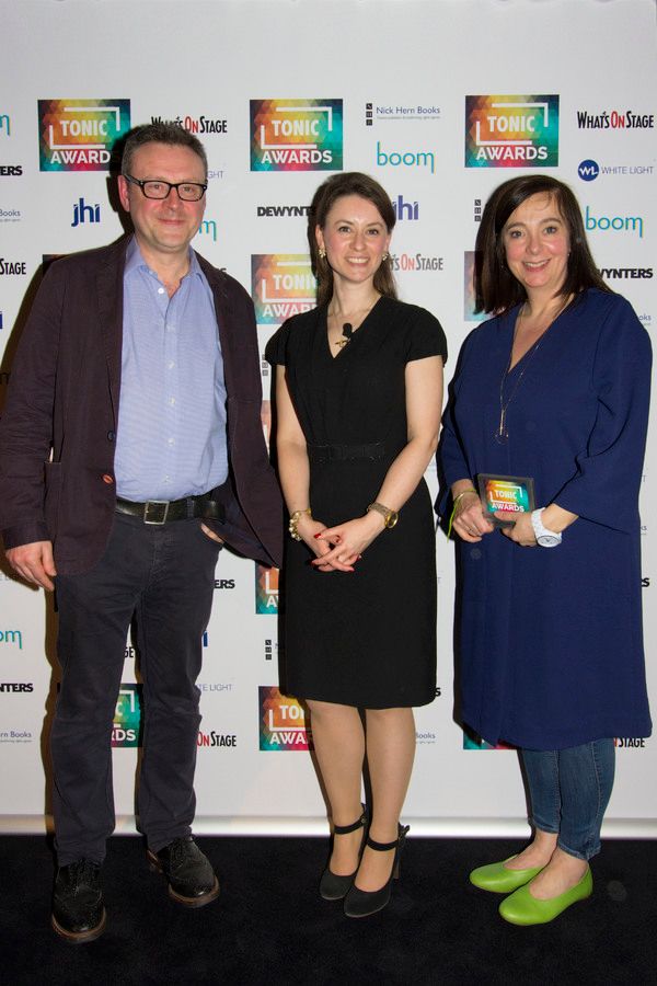 Lee Hall, Lucy Kerbel and Vicky Featherstone Photo