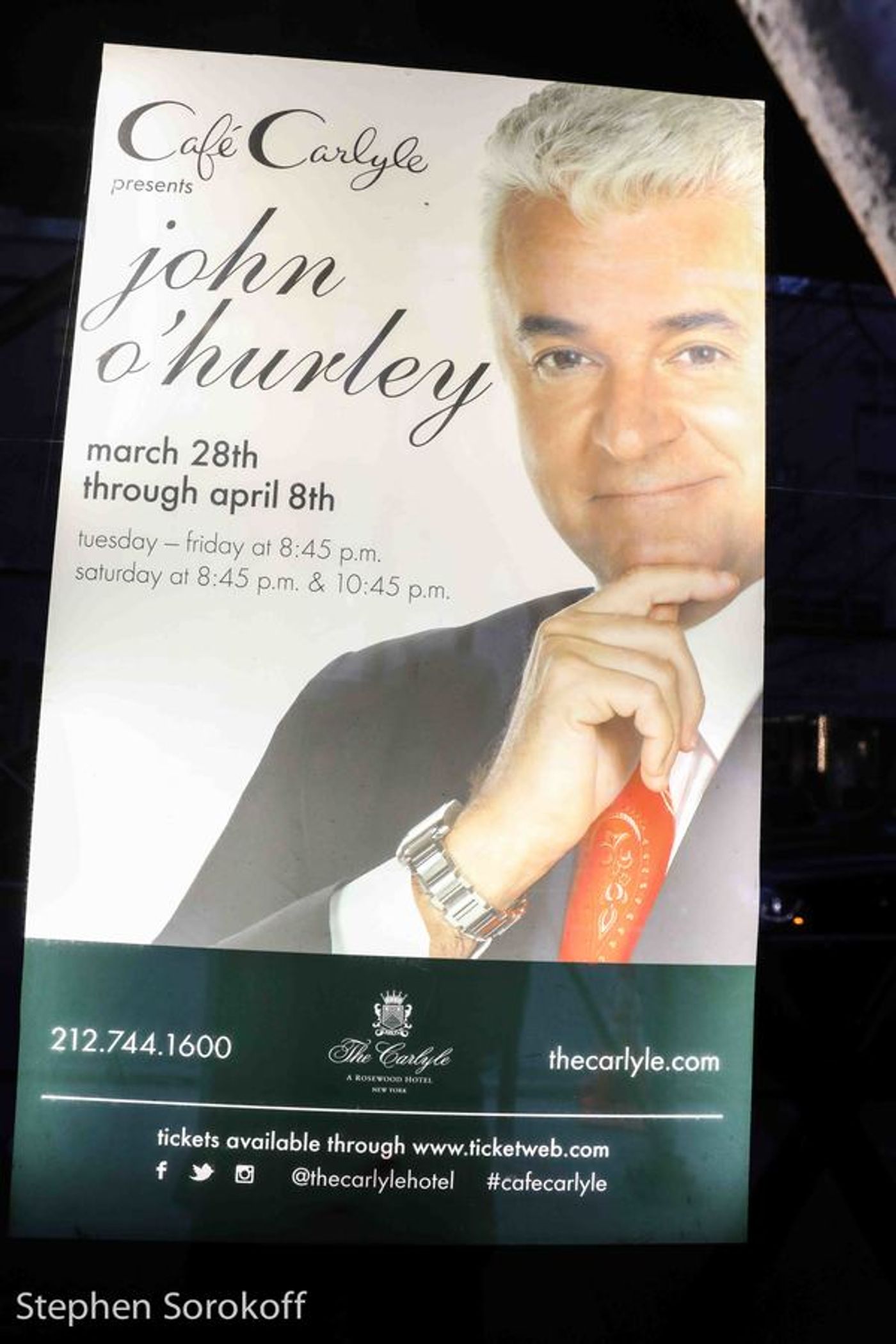 Photo Coverage: John O'Hurley Plays Cafe Carlyle  Image