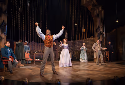 The cast of Lolita Chakrabarti's RED VELVET at The Old Globe Photo