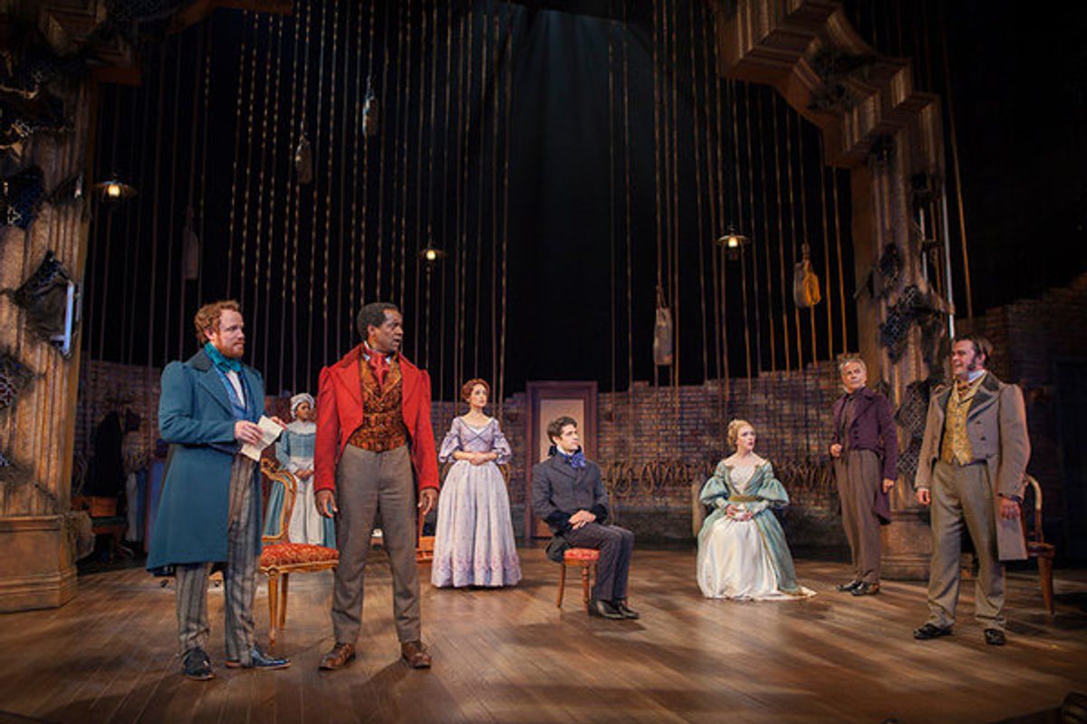 The cast of Lolita Chakrabarti's RED VELVET at The Old Globe at 