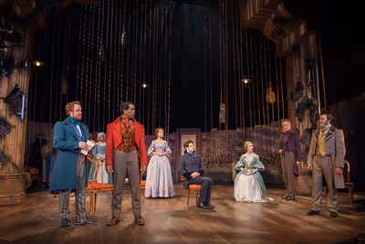 The cast of Lolita Chakrabarti's RED VELVET at The Old Globe Photo