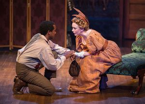 Albert Jones and Amelia Pedlow as Margaret Aldridge Photo