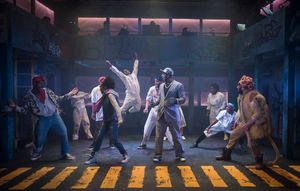 Gilbert Domally, Sydney Charles, Steven Perkins and Chuckie Benson with Tia L Pinson, Photo