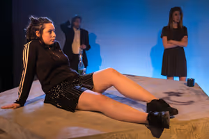 Lucy Carless, Philippe Spall, and Georgia Kerr Photo