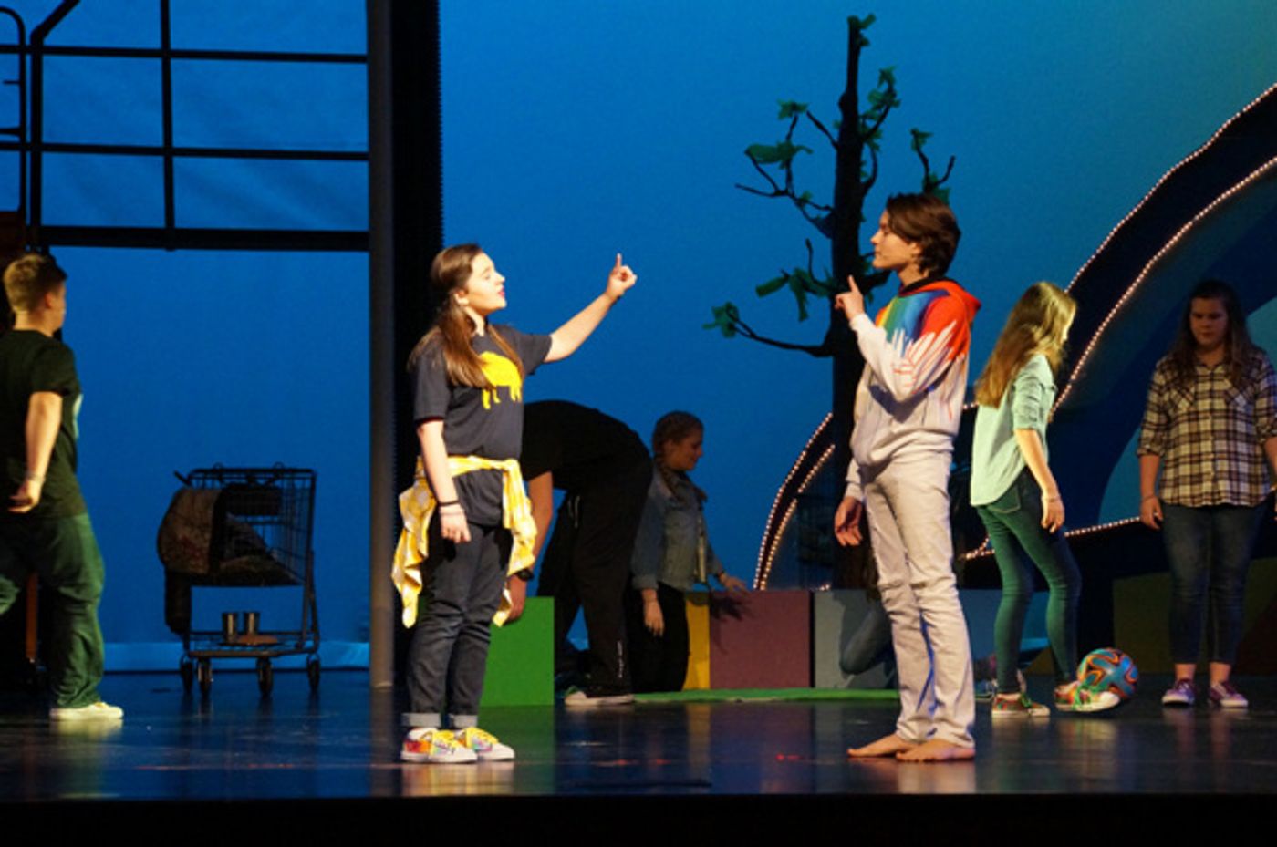 Photo Flash: Middle Schoolers Stage GODSPELL, JR. at Briarcrest Sparks Auditorium  Image