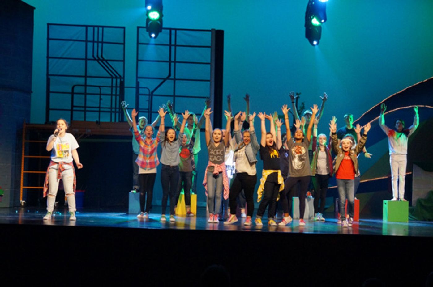 Photo Flash: Middle Schoolers Stage GODSPELL, JR. at Briarcrest Sparks Auditorium  Image