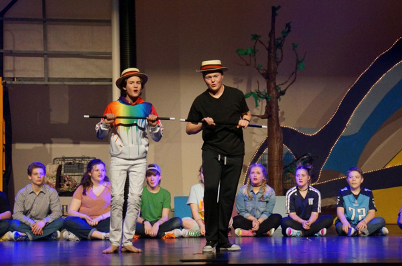 Photo Flash: Middle Schoolers Stage GODSPELL, JR. at Briarcrest Sparks Auditorium  Image