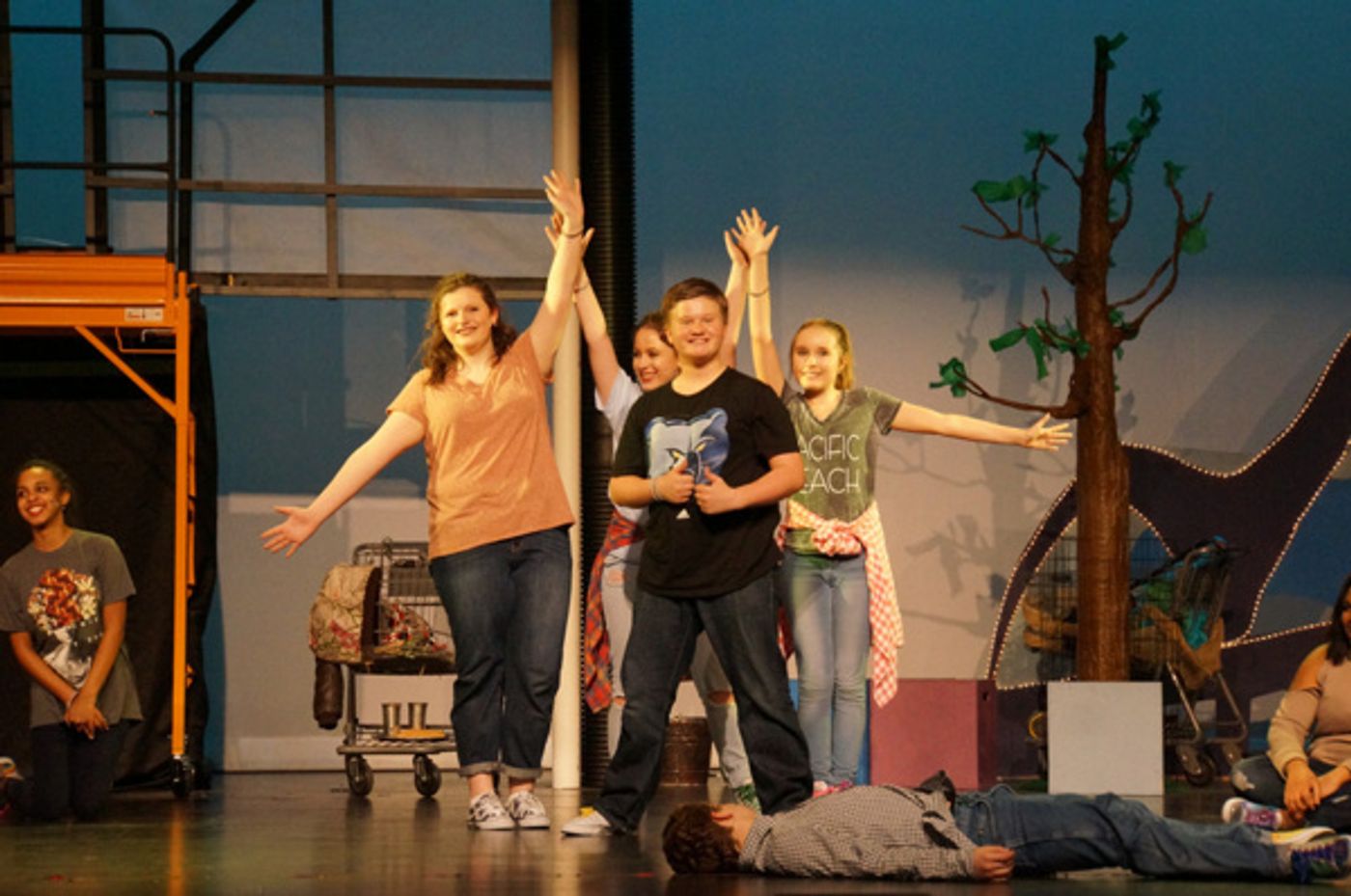Photo Flash: Middle Schoolers Stage GODSPELL, JR. at Briarcrest Sparks Auditorium  Image