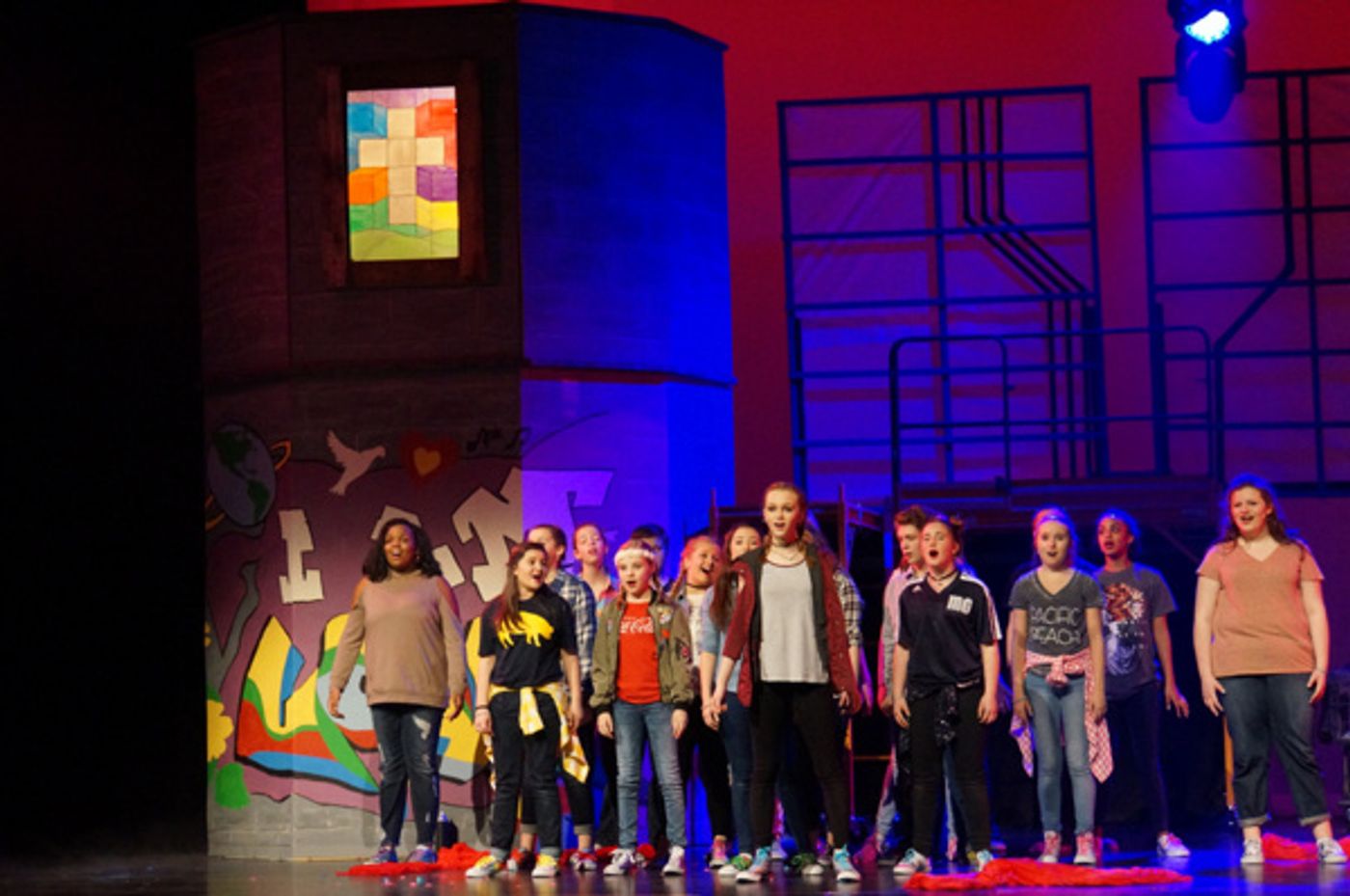 Photo Flash: Middle Schoolers Stage GODSPELL, JR. at Briarcrest Sparks Auditorium  Image