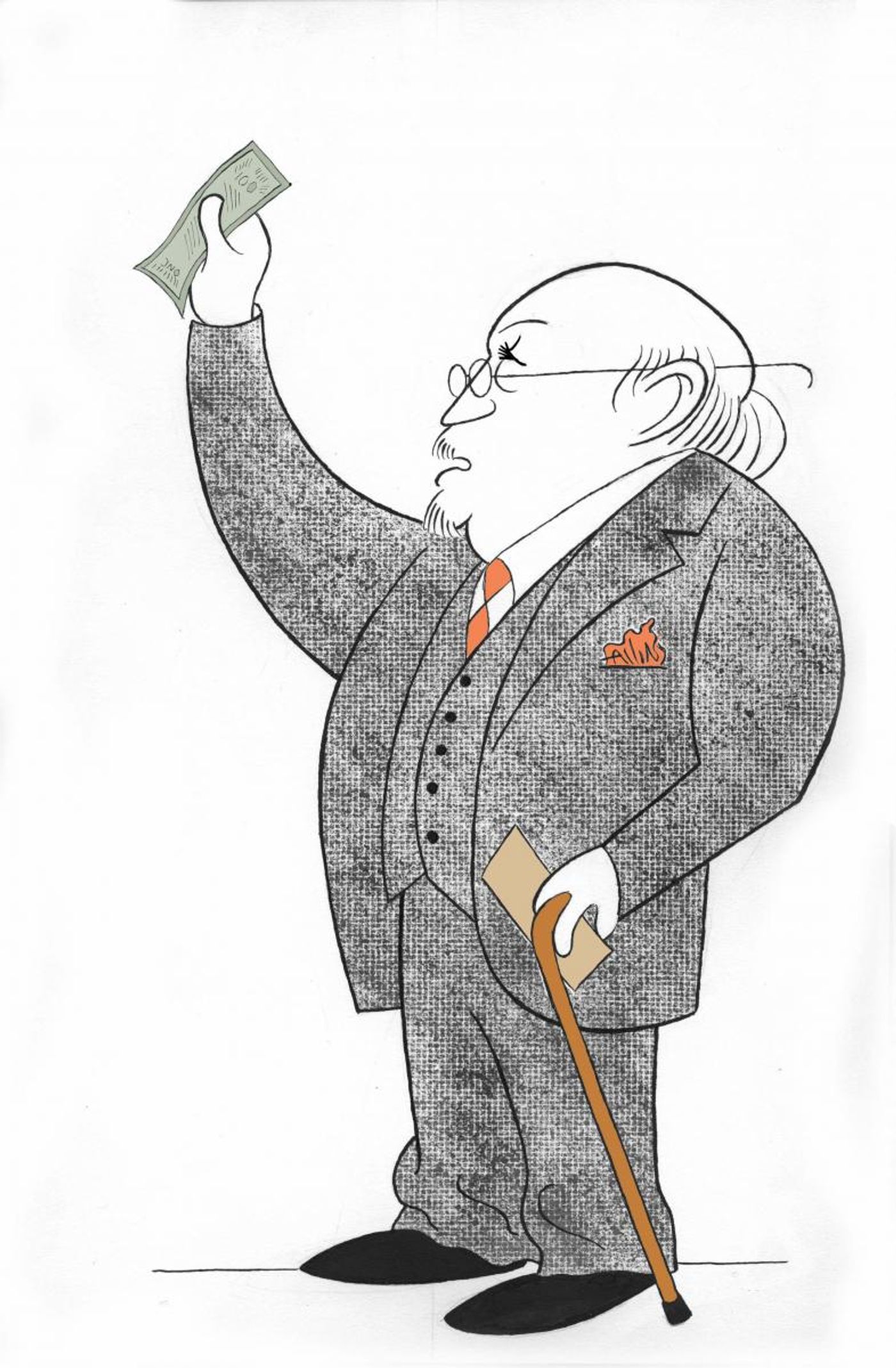 BWW Exclusive: Ken Fallin Draws the Stage - Danny DeVito Makes a Deal in THE PRICE  Image