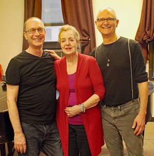 The Writers: Dan Martin (music), Jennifer Robbins (book), Michael Biello (lyrics) @ BroadwayWorld The Writers: Dan Martin (music), Jennifer Robbins (book), Michael Biello (lyrics) Photo