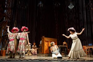Anthony Chatmon II as Lucinda, Darick Pead as Florinda, Laurie Veldheer as Cinderella Photo