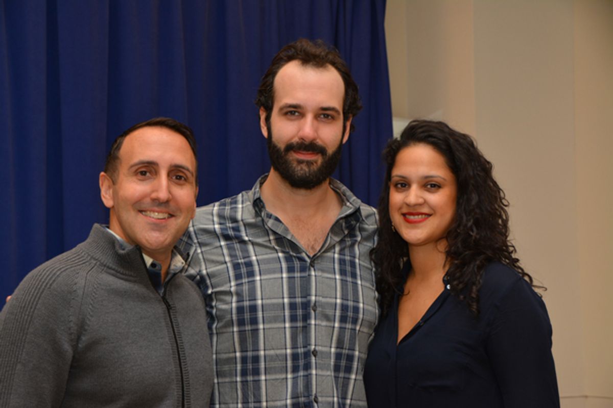 Vid Guerririo, Raphael Fusco and Melissa Crespo at 