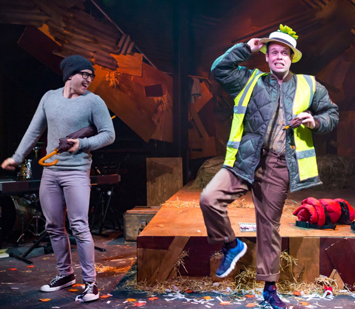 Liam Vincent-Kilbride and Robert Pearce  at 