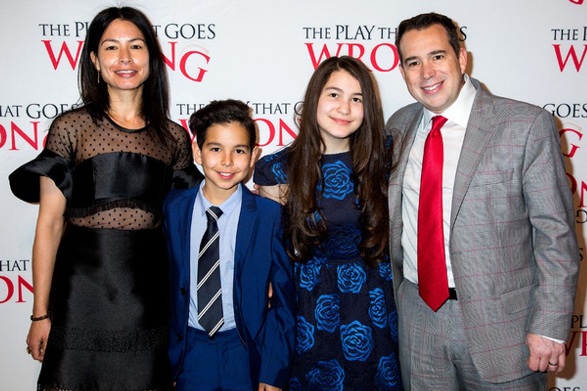 Kenny Wax and family at 