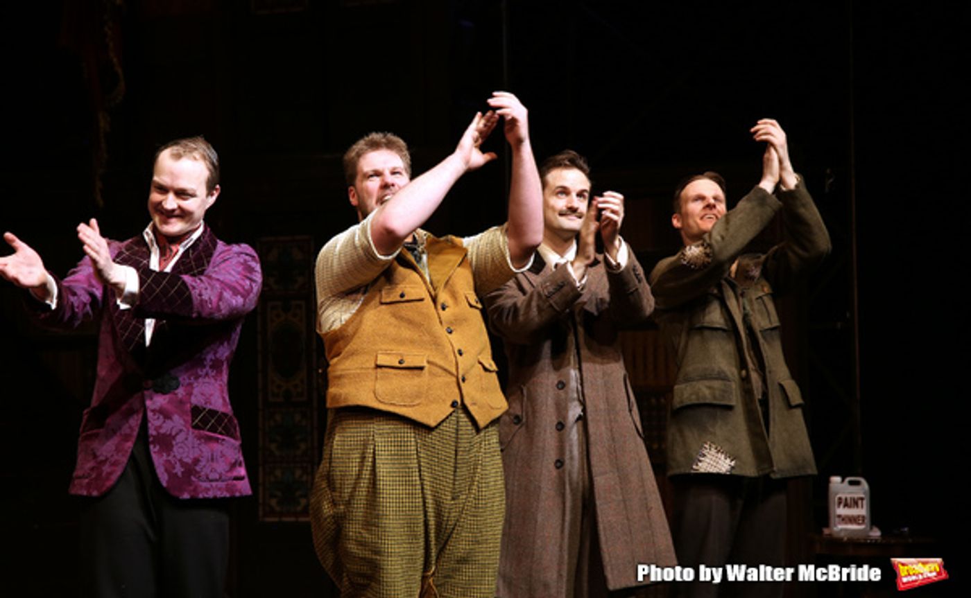 Photo Coverage: THE PLAY THAT GOES WRONG Takes Mishap-Free Opening Night Bows!  Image