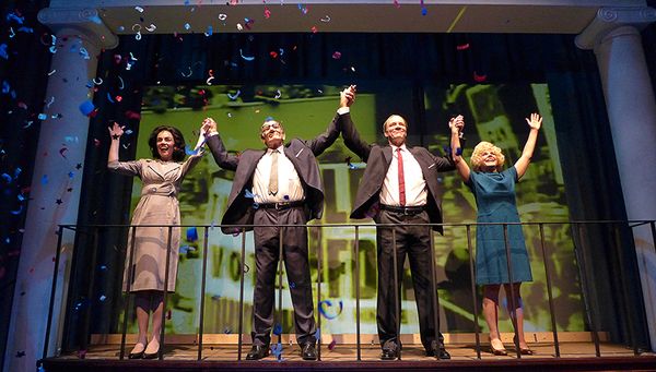 Deborah L. Sherman (Lady Bird Johnson),Â J. Kenneth Campell (President Lyndon B. Jo Photo