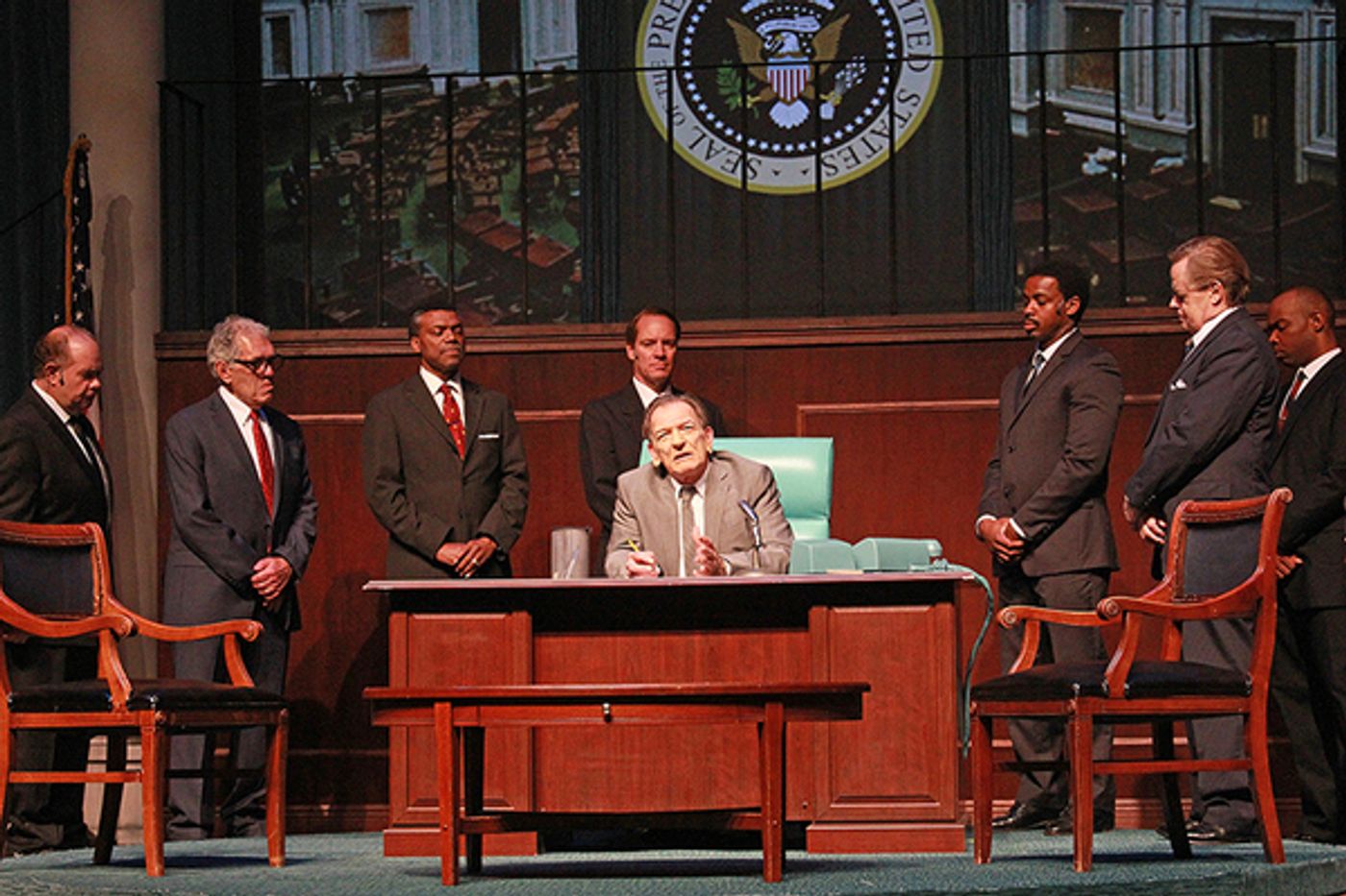 Photo Flash: First Look at J. Kenneth Campbell, Marckenson Charles  and More in ALL THE WAY at Actors' Playhouse  Image