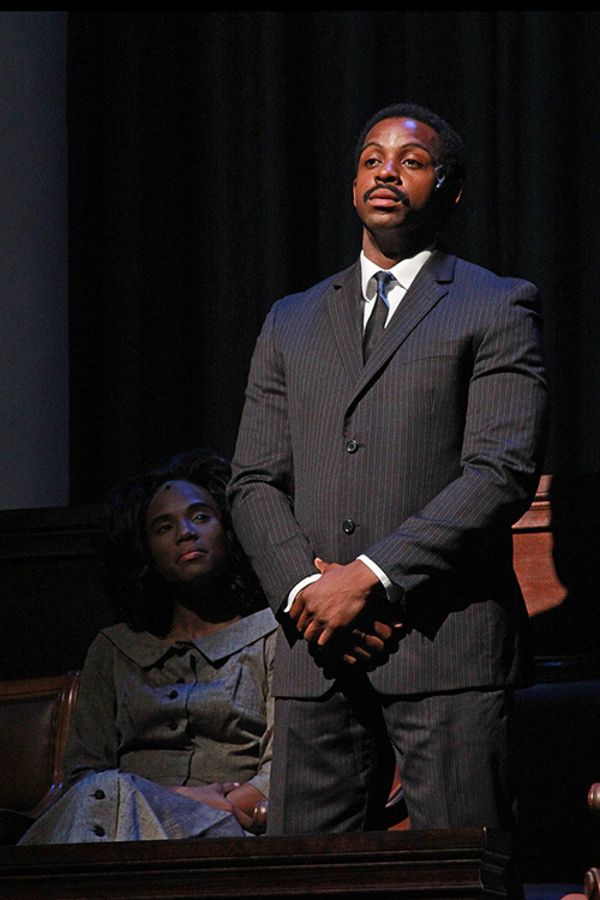 Candice Singleton as Coretta Scott King and Marckenson Charles Photo