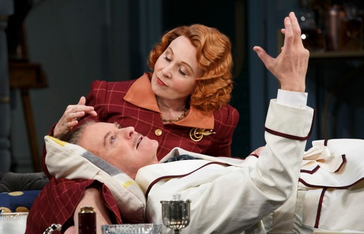 Kate Burton and Kevin Kline at 