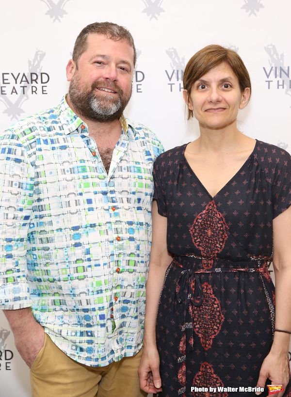 Director Peter DuBois and playwright Gina GIonfriddo  Photo